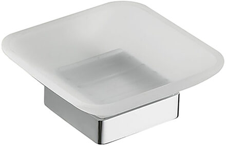 Wiesbaden Eris Zeephouder met Glas - Chroom