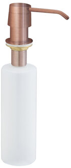 Wiesbaden Exellence inbouw zeeppompje kunststof fles 250ml geborsteld koper