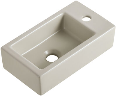 Wiesbaden Fontein Wiesbaden Rhea M 40x22x11 cm Rechts Keramiek Beige