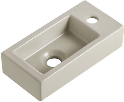 Wiesbaden Fontein Wiesbaden Rhea S Mini 36,5x18x9 cm Rechts Keramiek Beige