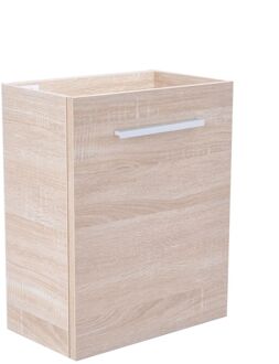 Wiesbaden fonteinkast tbv HS fonteintje l/r 1 deur 40x21 licht-eiken