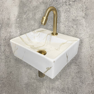 Wiesbaden Fonteinset Leto Fontein - 33.5x29.0x11.5cm - Carrara