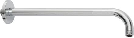 Wiesbaden Gebogen Douchearm Rond Muuruitloop 45cm Chroom