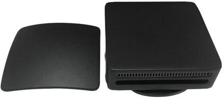 Wiesbaden Gemma 2.0 knop/plug badoverloopcombinatie met vulfunctie vierkant, mat zwart