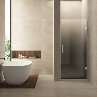 Wiesbaden Glas Voor Nisdeur Rechts Wiesbaden Less 90x200 cm 8 mm Nano Spiegelrook- naar Helder Glas