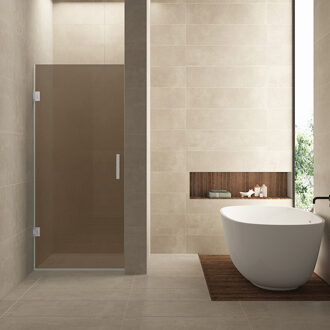 Wiesbaden Glas Voor Nisdeur Wiesbaden Less 90x200 cm 8 mm Nano Vintage Brons Glas