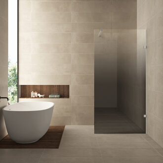 Wiesbaden Glasplaat Rechts Wiesbaden Less 100x200 cm 8 mm Nano Spiegelrook- naar Helder Glas