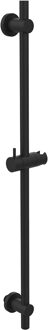 Wiesbaden Glijstang met Wateraansluiting - 66cm - Mat Zwart