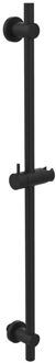 Wiesbaden Glijstang met Wateruitgang Wiesbaden 76,5 cm Mat Zwart