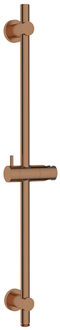 Wiesbaden Glijstang Wiesbaden Peck 76,5 cm Met Wateraansluiting Geborsteld Brons Koper