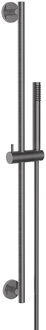 Wiesbaden Glijstangset Wiesbaden Remi Met Staafhanddouche 1 Stand 150 cm Gunmetal