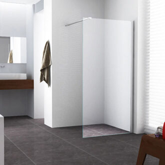 Wiesbaden Graffic Inloopdouche 90x200 cm - Nano Safety Glas Chroom