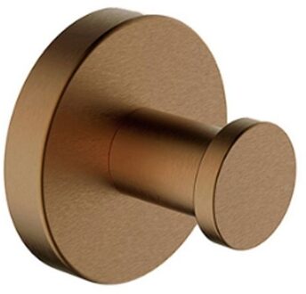 Wiesbaden Handdoekhaak Alonzo Groot Geborsteld Brons Koper