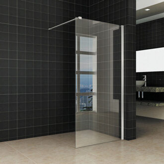 Wiesbaden Hibera Inloopdouche 90x200 cm - Nano Coating - Helder Glas/RVS