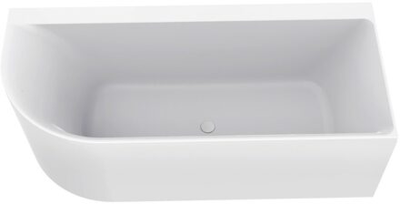 Wiesbaden Hoekbad Zenn Rechts 170x75 cm Met Waste Wit