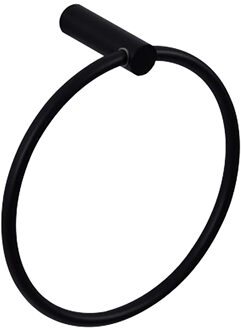 Wiesbaden Ida Handdoekring - Zwart