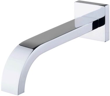 Wiesbaden Inbouw Baduitloop Vierkant 25cm 1/2″ Chroom