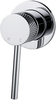 Wiesbaden Inbouw Mengkraan Wiesbaden Ribbd Zonder Uitloop Chroom