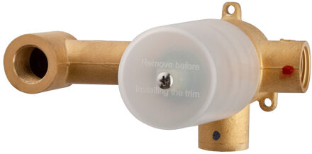 Wiesbaden Inbouwdeel Eenhendel Wiesbaden Caral Wastafelkraan Met Coldstart Bruin