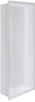 Wiesbaden Inbouwnis 30x60x10 cm RVS Mat Wit