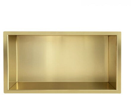 Wiesbaden Inbouwnis | Exellence | 30x60x7cm | Geborsteld Messing Goud