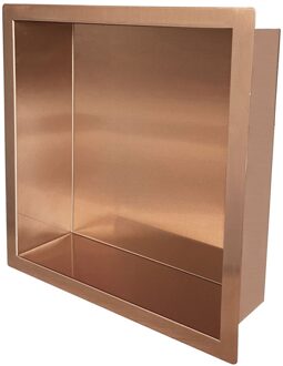 Wiesbaden Inbouwnis Novi 30x30x10 cm Brons