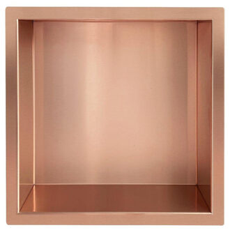 Wiesbaden Inbouwnis Novi 30x30x10 cm Brons