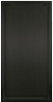 Wiesbaden Inbouwnis Wiesbaden 30x60x10 cm RVS Mat Zwart