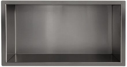 Wiesbaden Inbouwnis Wiesbaden Novi 30x60x7cm Gunmetal