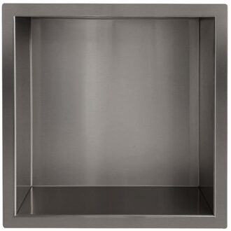 Wiesbaden Inbouwnis Yens 30x30x7 cm Gunmetal