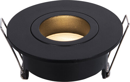 Wiesbaden Inbouwspot Enkel Wiesbaden Spotz Dimbaar IP65 Mat Zwart