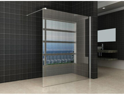 Wiesbaden Inloopdouche Douchewand - 160x200cm - Muurprof. Antikalk