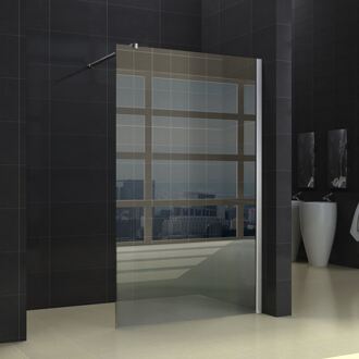 Wiesbaden inloopdouche - Met muurprofiel - 90 x 200 cm - 10 mm NANO glas