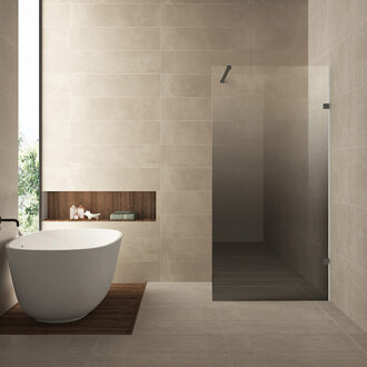 Wiesbaden Inloopdouche Rechts Wiesbaden Less 80x200 cm 8 mm Nano Spiegelrook- naar Helder Glas Gunmetal