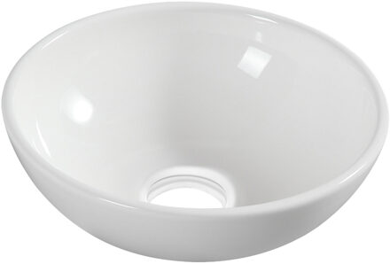 Wiesbaden Kimo opzetwastafel 28 x 26 x 10 cm, wit