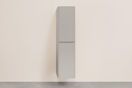 Wiesbaden Kolomkast Wiesbaden Novira 160x40x35 cm Afgeronde Hoeken Geribbeld Mat Zand