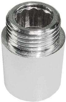 Wiesbaden Kraanverlengkoppeling 3/4 X 10 Chroom