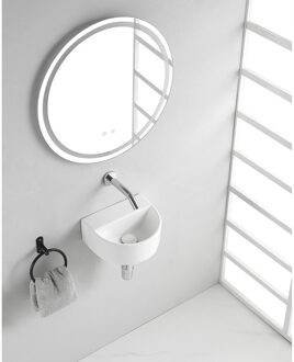 Wiesbaden Lara - Fontein Zonder Kraangat - 30x25x12cm - Keramiek Glans Wit