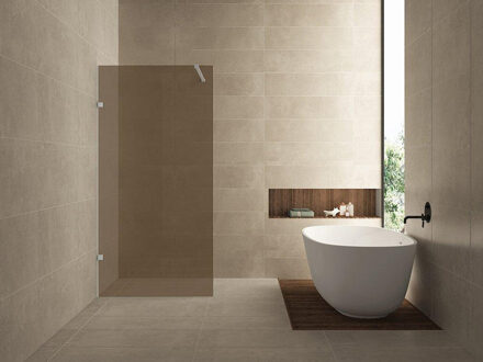 Wiesbaden Less glasplaat 900 x 2000 x 8 mm nano vintage brons glas 20.3927