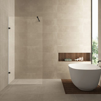 Wiesbaden Less Inloopdouche 60x200 cm - Nano Coating - Helder Glas/Mat Zwart