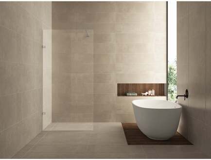 Wiesbaden Less Inloopdouche - 800x2000x8mm - Nano Helder Glas - Chroom