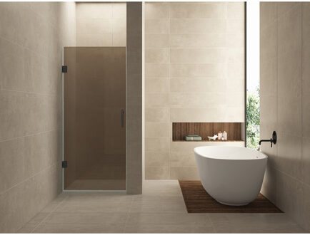 Wiesbaden Less Nisdeur - 900x2000x8mm - Nano Vintage Brons Glas - Gunmetal