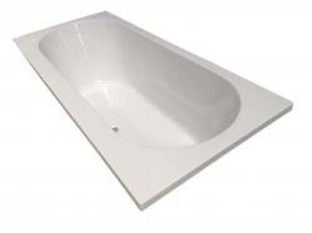 Wiesbaden Ligbad inbouw Portus RD 190*90*50 cm wit DUO