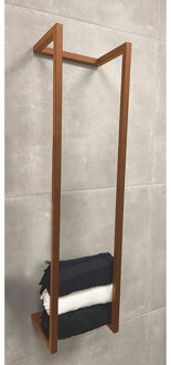 Wiesbaden Loft handdoekrek 95 x 25 x 20 cm geborsteld brons koper 28.7006 Brons koper geborsteld