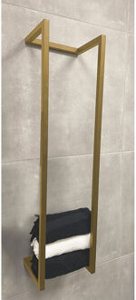 Wiesbaden Loft - Handdoekrek - 95x25x20cm - Geborsteld Messing
