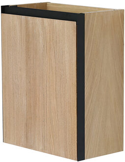 Wiesbaden Lotus Fonteinkast 40x21.8cm - Naturel Eiken & Zwart