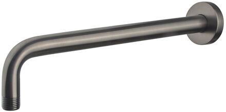 Wiesbaden Luxe Douche-Arm Rond Muurbevestiging 35 cm. - Gunmetal