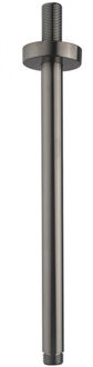 Wiesbaden Luxe Douche-Arm Rond Plafondbevestiging 30 cm. - Gunmetal