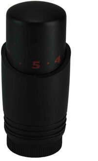 Wiesbaden Luxe Thermostaatknop Wiesbaden Riko M-30 Mat Zwart