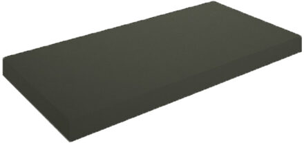 Wiesbaden Marmaris afdekblad 40x22x2,5 cm, matzwart